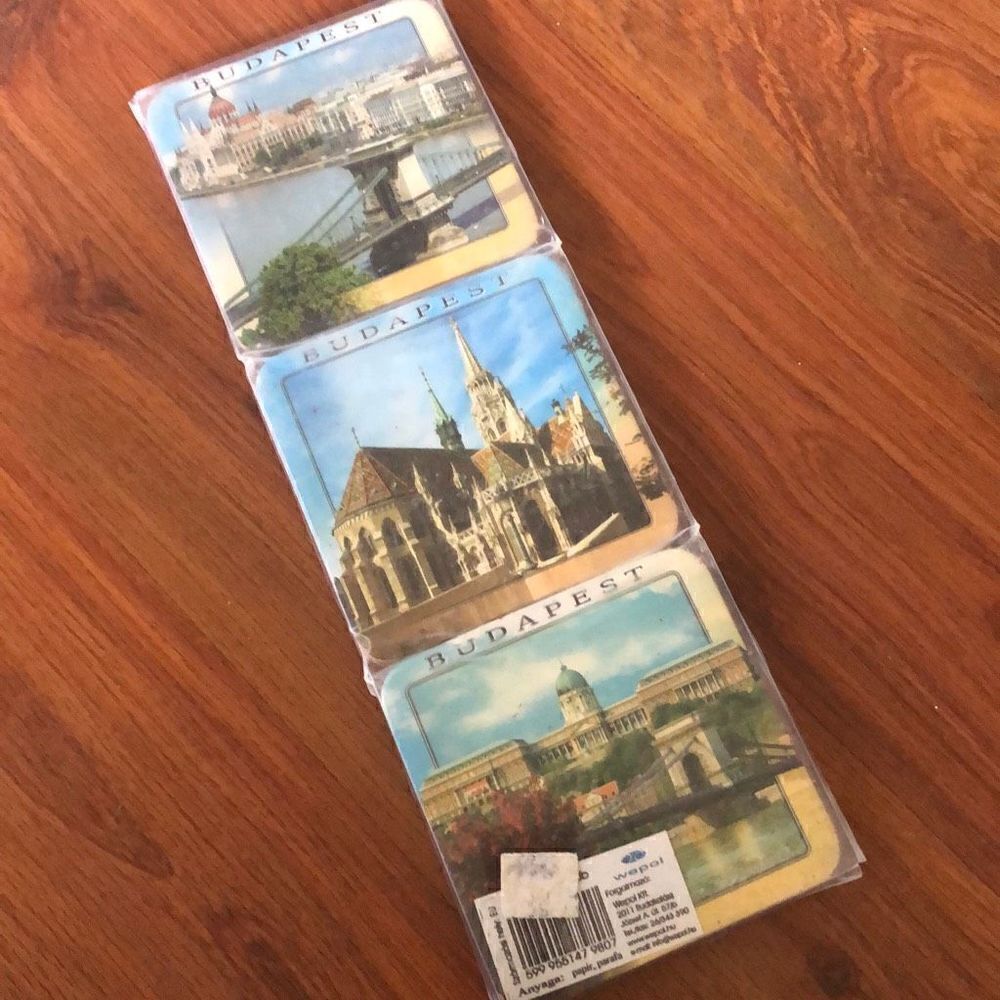 Vintage Budapest Drink coasters